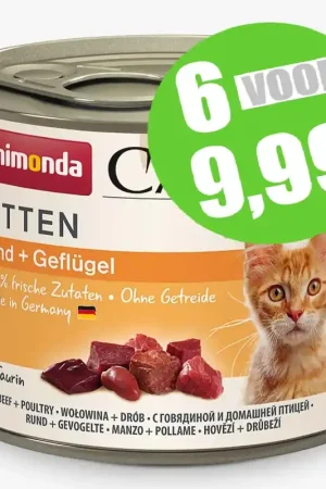 Bestel Nu Animonda Carny Kitten Gevogelte & Rund 200 gr